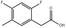 (2,4-Difluoro-5-methyl-phenyl)-acetic acid Struktur