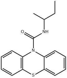 N-(sec-butyl)-10H-phenothiazine-10-carboxamide Struktur