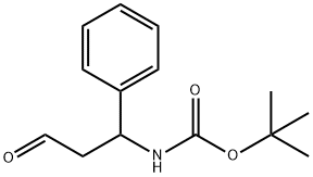 tert-butyl 3-oxo-1-phenylpropylcarbamate Struktur