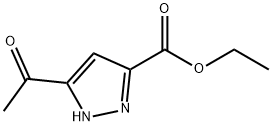 ethyl 5-acetyl-1H-pyrazole-3-carboxylate Struktur