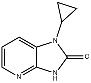 1-cyclopropyl-1H,2H,3H-imidazo[4,5-b]pyridin-2-one Struktur