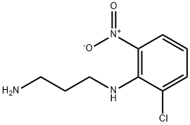 N-(2-chloro-6-nitrophenyl)propane-1,3-diamine Struktur