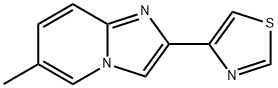 6-methyl-2-(4-thiazolyl)-Imidazo[1,2-a]pyridine Struktur