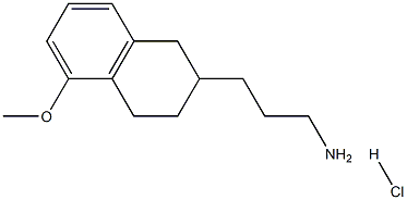 (5-Methoxy-1,2,3,4-tetrahydro-naphthalen-2-yl)-propyl-amine hydrochloride Struktur