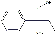 2-amino-2-phenylbutan-1-ol Struktur