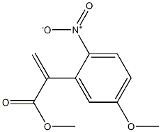 Methyl 2-(5-Methoxy-2-Nitrophenyl)Acrylate Struktur