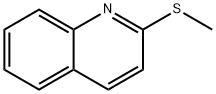 2-methylsulfanylquinoline Struktur