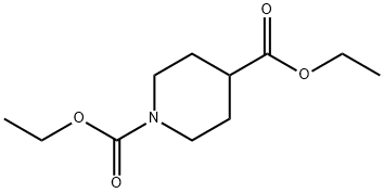 1,4-Piperidinedicarboxylic acid 1,4-diethyl ester Struktur