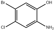 2-Amino-5-bromo-4-chlorophenol Struktur