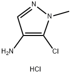 5-chloro-1-methyl-1H-pyrazol-4-amine hydrochloride Struktur