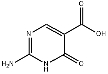 2-amino-6-oxo-1,6-dihydropyrimidine-5-carboxylic acid Struktur