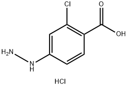 2-氯-4-肼基苯甲酸鹽酸鹽, 41112-74-7, 結(jié)構(gòu)式