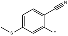 2-fluoro-4-(methylthio)benzonitrile Struktur