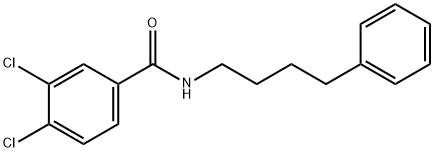 3,4-dichloro-N-(4-phenylbutyl)benzamide Struktur