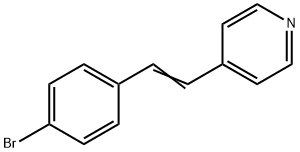 (E)-4-(4-bromostyryl)pyridine Struktur