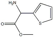 methyl 2-amino-2-(thiophen-2-yl)acetate Struktur