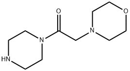 2-(4-morpholinyl)-1-(1-piperazinyl)Ethanone Struktur