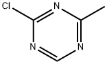 2-chloro-4-methyl-1,3,5-triazine Struktur