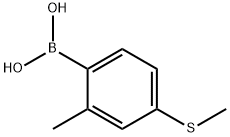 (2-甲基-4-(甲硫基)苯基)硼酸, 444722-03-6, 結(jié)構(gòu)式