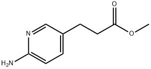 6-amino-3-Pyridinepropanoic acid methyl ester Struktur