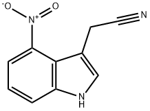 1H-Indole-3-acetonitrile, 4-nitro-
 Struktur