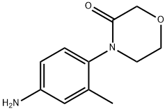 4-(4-Amino-2-methylphenyl)morpholin-3-one Struktur