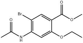 Methyl 4-acetamido-5-bromo-2-ethoxybenzoate Struktur