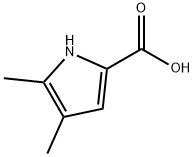 4,5-dimethyl-1H-pyrrole-2-carboxylic acid Struktur