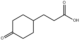 4-oxoCyclohexanepropanoic acid Struktur