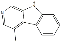 9H-Pyrido[3,4-b]indole, 4-methyl-
 Struktur