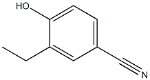 3-ethyl-4-hydroxybenzonitrile Struktur