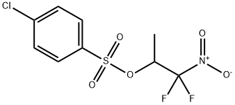 1,1-difluoro-1-nitropropan-2-yl 4-chlorobenzenesulfonate Struktur