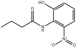 N-(2-Hydroxy-6-Nitrophenyl)Butyramide Struktur