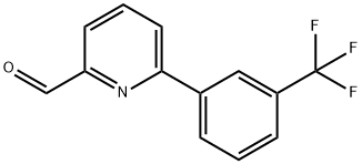 6-(3-(Trifluoromethyl)phenyl)picolinaldehyde Struktur