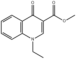 Methyl 1-ethyl-4-oxo-1,4-dihydroquinoline-3-carboxylate Struktur