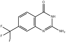 4(3H)-Quinazolinone, 2-amino-7-(trifluoromethyl)- Struktur