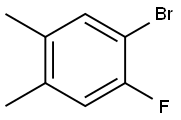 1-Bromo-2-fluoro-4,5-dimethylbenzene Struktur