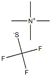 Tetramethylammonium trifluoromethanethiolate Structure