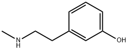 3-[2-(methylamino)ethyl]phenol Struktur