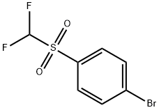 1-bromo-4-(difluoromethylsulfonyl)benzene Struktur