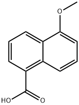 5-methoxynaphthalene-1-carboxylic acid Struktur