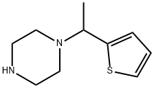 1-[1-(2-thienyl)ethyl]Piperazine Struktur