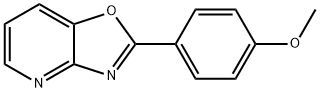 2-(4-Methoxyphenyl)oxazolo[4,5-b]pyridine Struktur