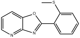 2-(2-(Methylthio)phenyl)oxazolo[4,5-b]pyridine Struktur