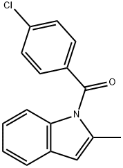 (4-Chlorophenyl)(2-methyl-1H-indol-1-yl)methanone Struktur