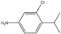 3-chloro-4-isopropylaniline Struktur