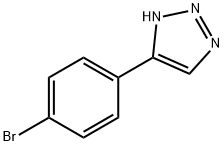 5-(4-bromophenyl)-1H-1,2,3-triazole Struktur