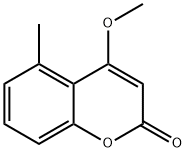 4-Methoxy-5-methyl-2H-chromen-2-one Struktur