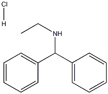 (diphenylmethyl)(ethyl)amine hydrochloride Struktur