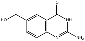 2-氨基-6-羥甲基喹唑啉-4-酮 結(jié)構(gòu)式